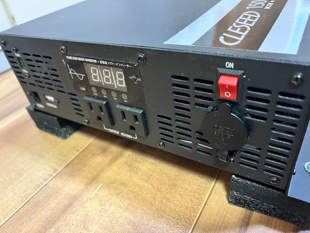 定番！CLEZEED クレジード 正弦波インバーター 定格出力1500W