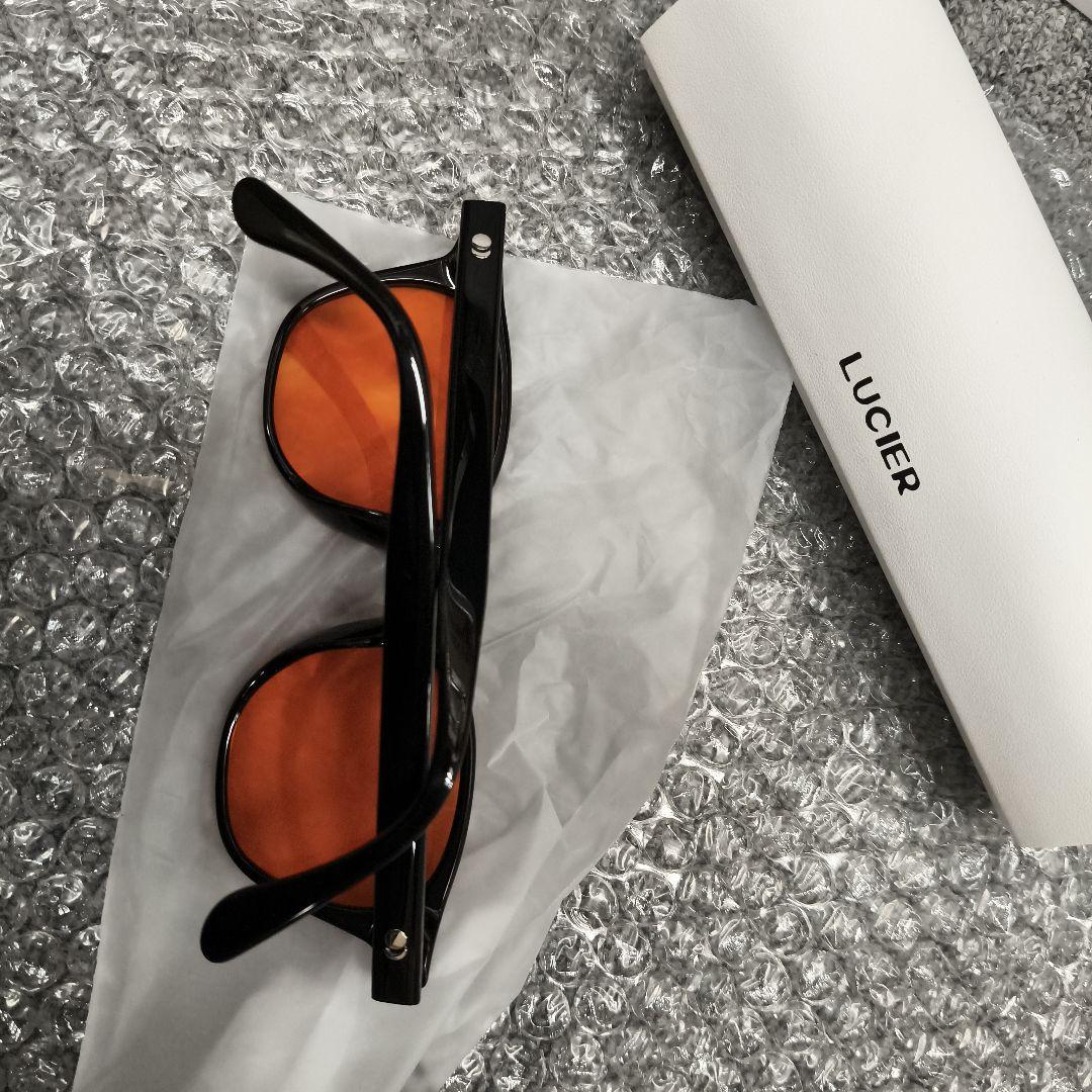ジ*ん様 LUCIER ブラックフレーム オレンジレンズ メガネ 並行輸入品