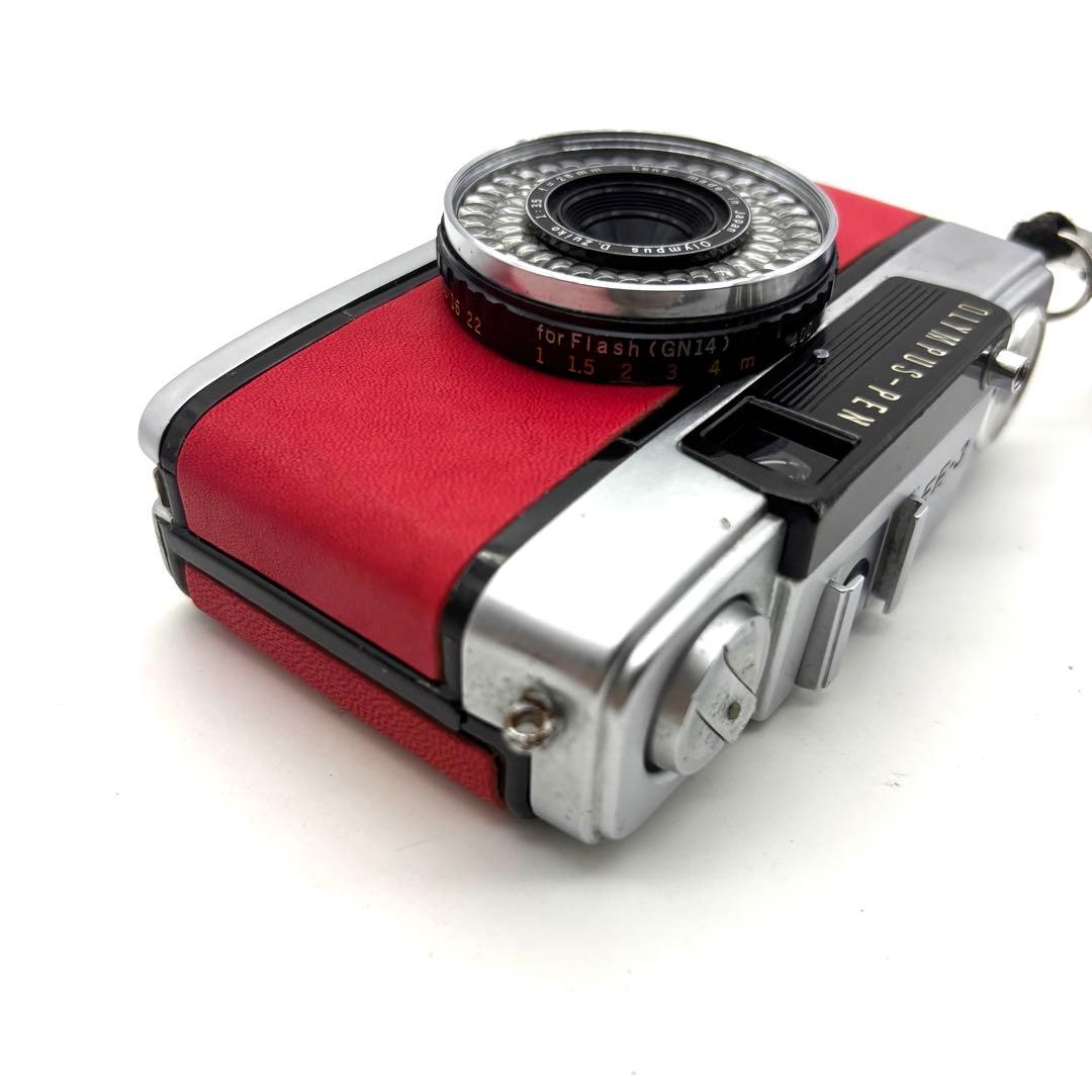 【整備済・完動品】 OLYMPUS PEN EE-3 赤