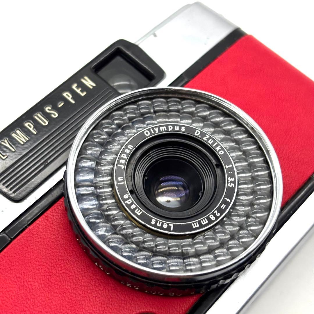 【整備済・完動品】 OLYMPUS PEN EE-3 赤