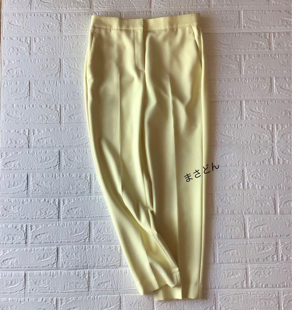 Theory luxe イエロー【極美品・洗える】クロップドパンツ