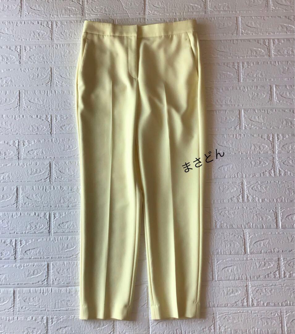 Theory luxe イエロー【極美品・洗える】クロップドパンツ