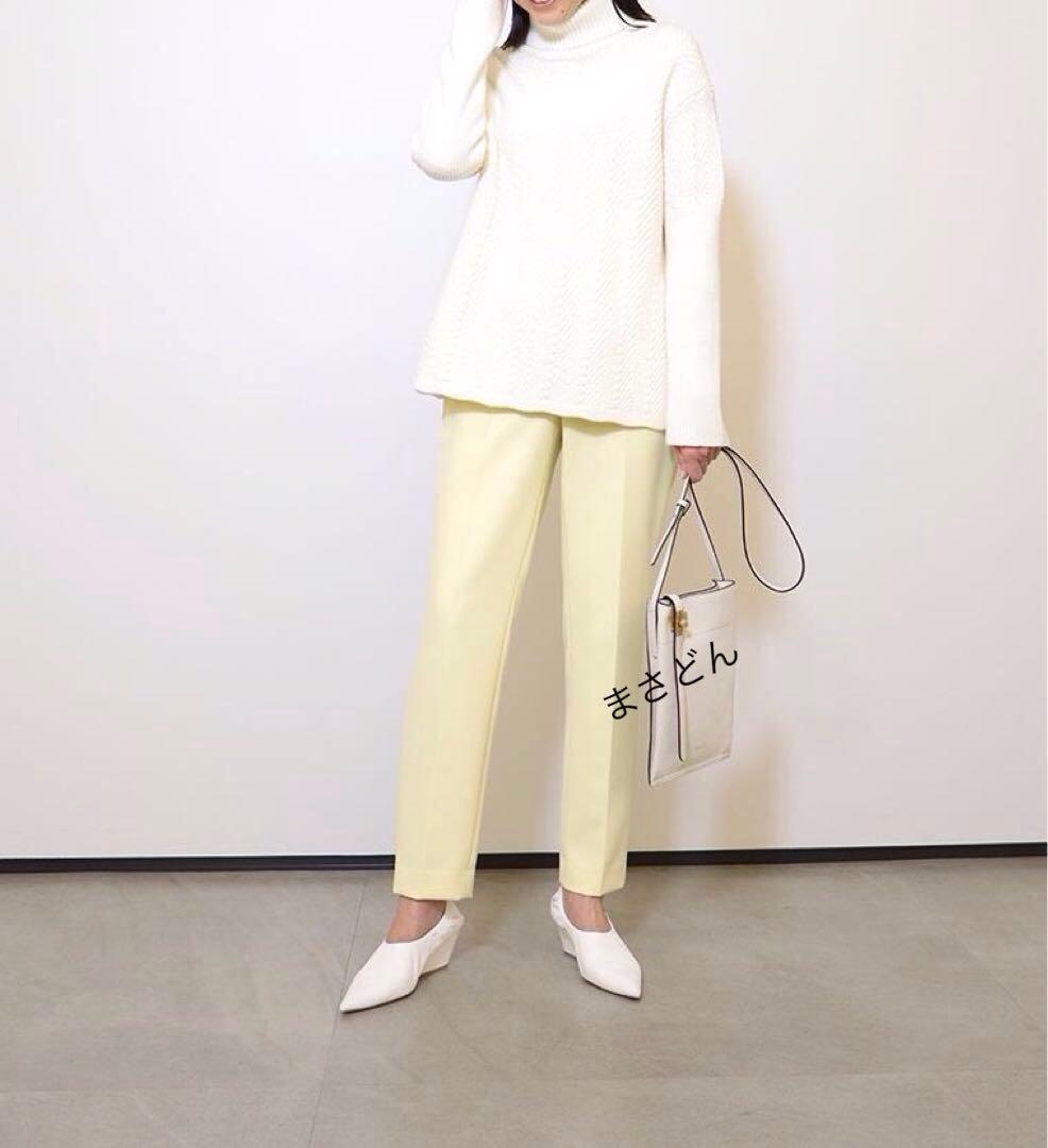 Theory luxe イエロー【極美品・洗える】クロップドパンツ