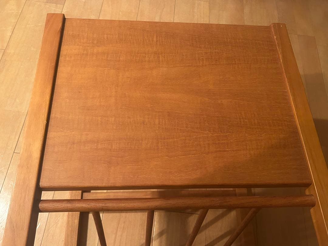 SCANTEAK サイドテーブル マガジンラック