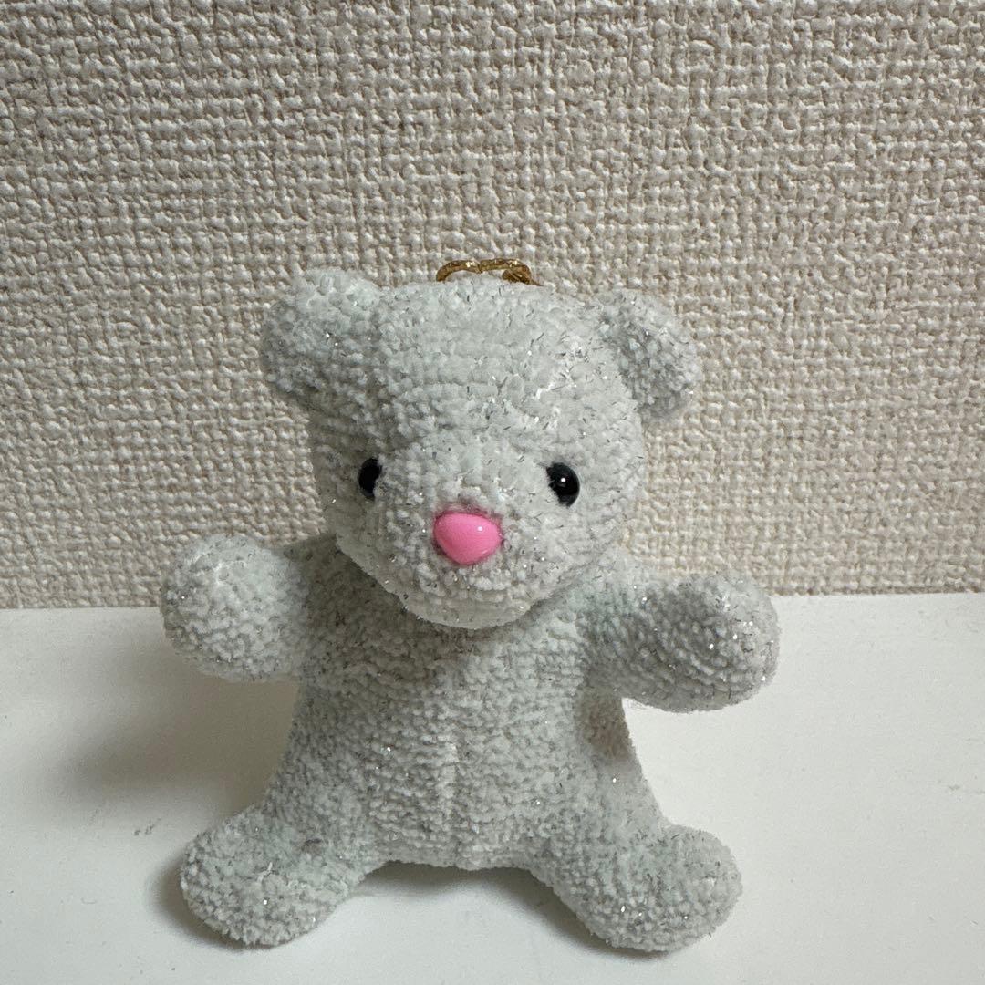 まゆこシェニール　シェニールベア　水色