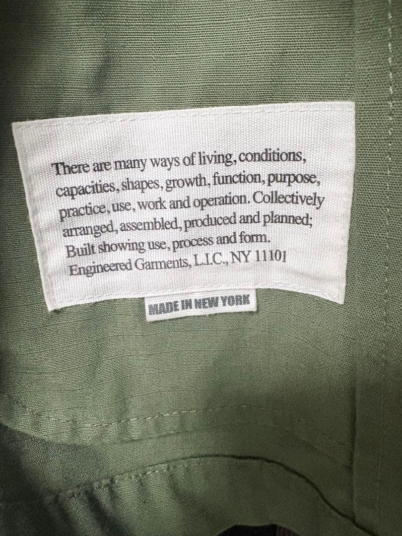 engineered garments ワークジャケット　オリーブ　Ｍサイズ