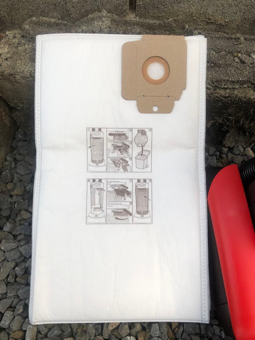 掃除機 FPS-12RE 赤色 キャニスター型