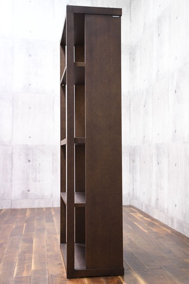 EFK79 カリモク HT2265 書棚 オープンタイプ モカブラウン 10万