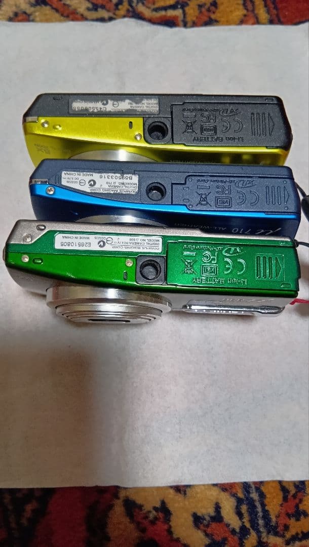 OLYMPUS μデジタルカメラ3台セートジャンク