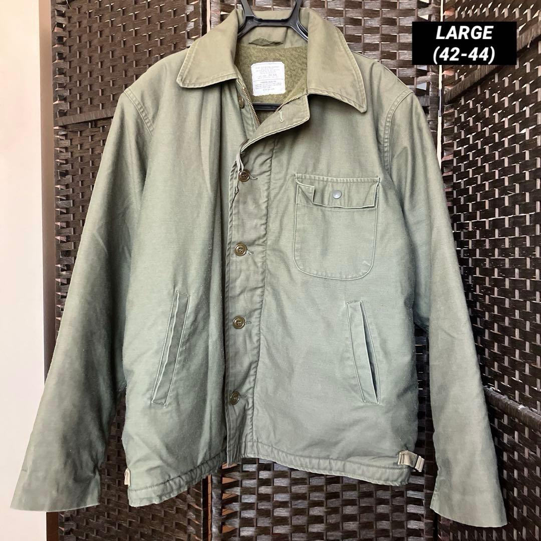 1989年　U.S. Navy A2デッキジャケット size42-44