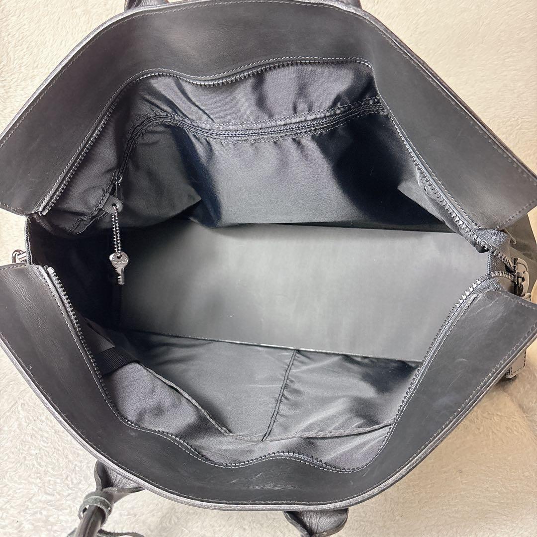 BARNEYSNEWYORK Golf ボストンバッグ 鍵付き トートバッグ 黒