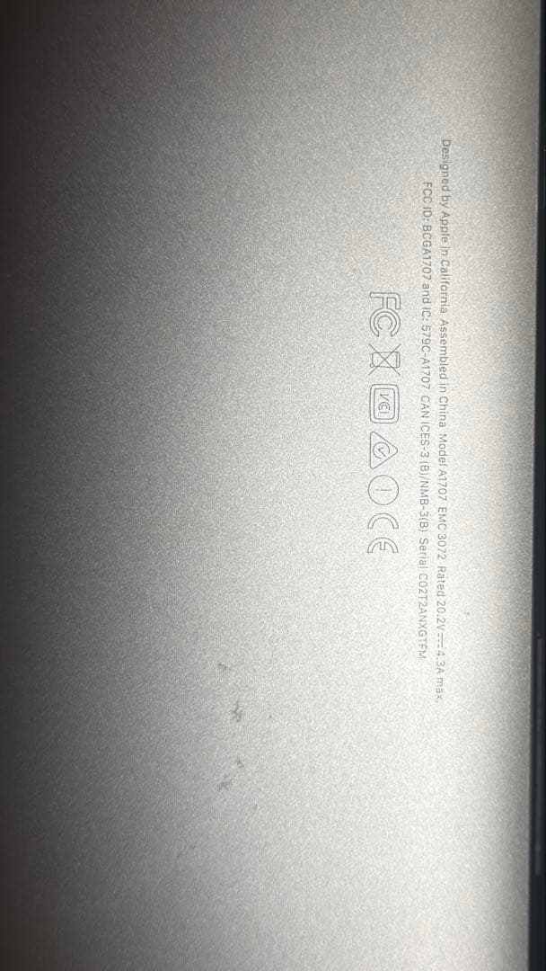 Apple MacBook Pro ジャンク