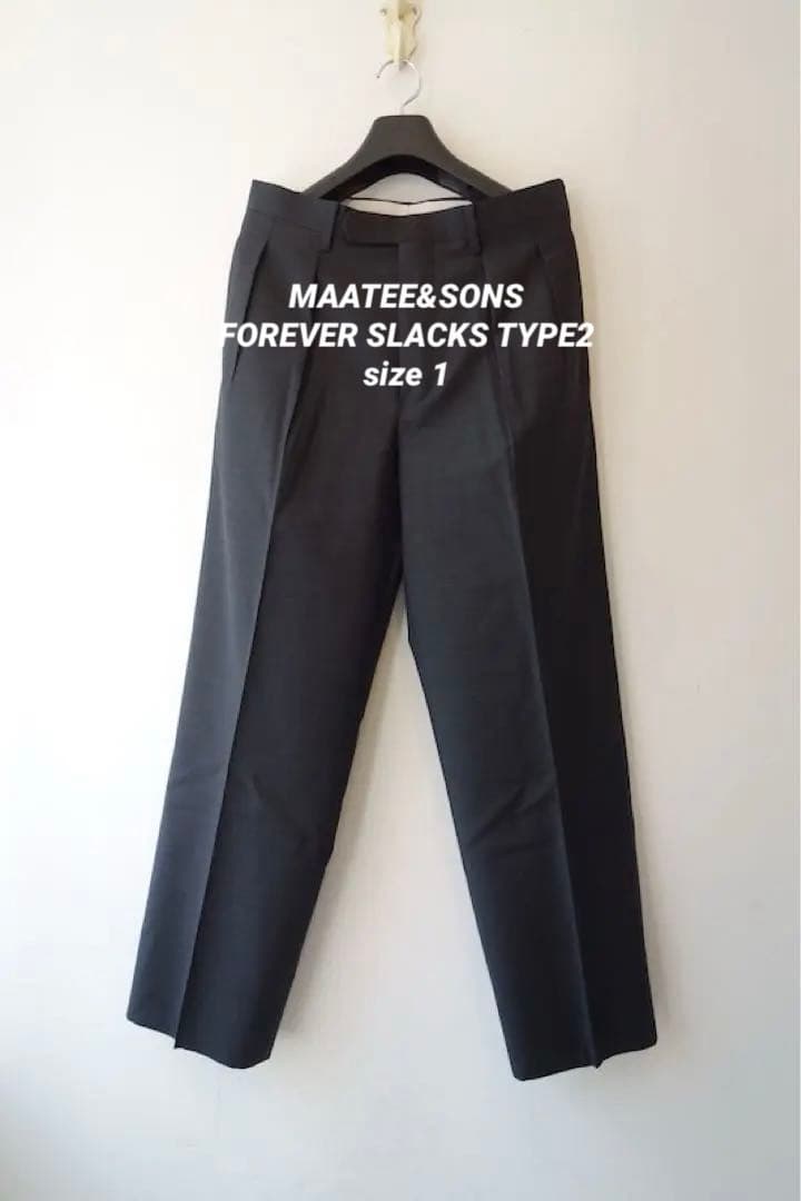 パンツ 25AW MAATEE&SONS FOREVER SLACKS TYPE2 1