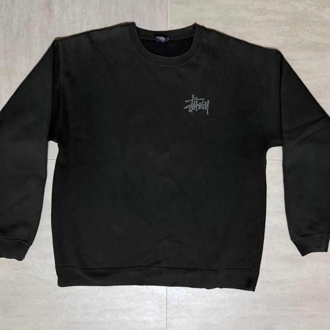ム*ン様 USA製 vintage STUSSY スウェット ドラゴン
