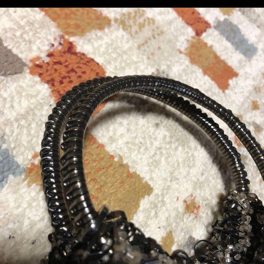 極美品　ANTEPRIMA アンテプリマ　ワイヤーバッグ トートバッグ　ビーズ