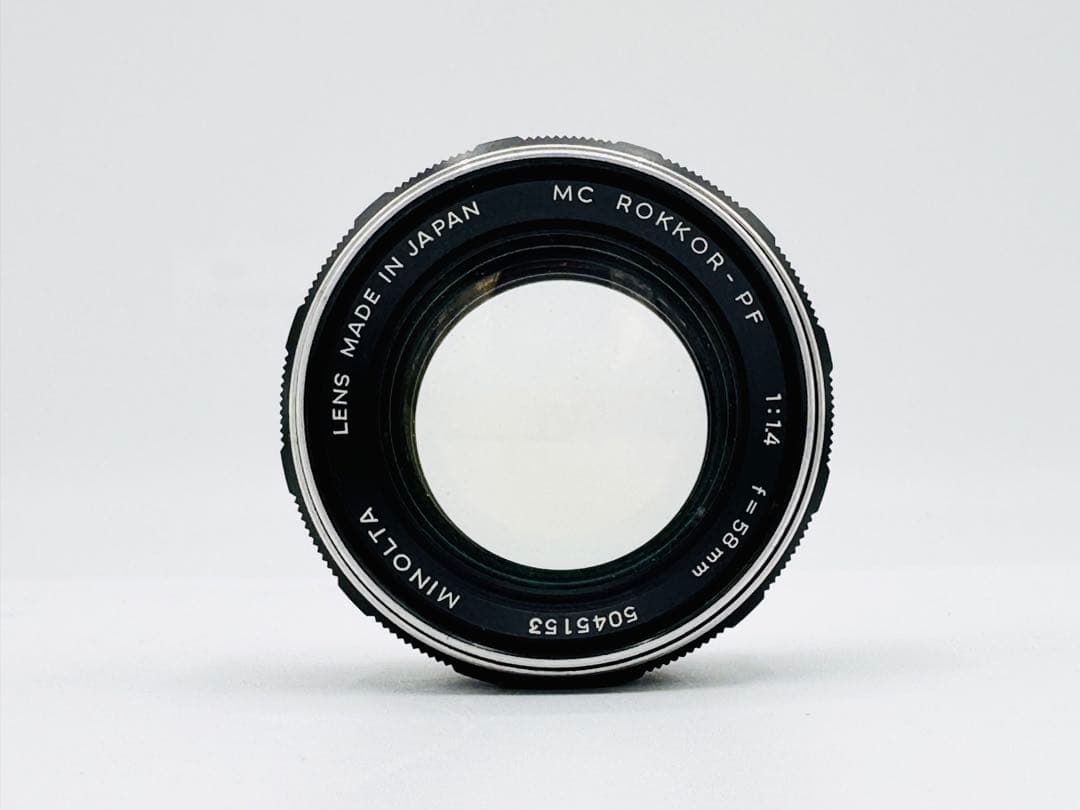 【完動品】ミノルタ SRT101 MC ROKKOR-PF 58mm F1.4