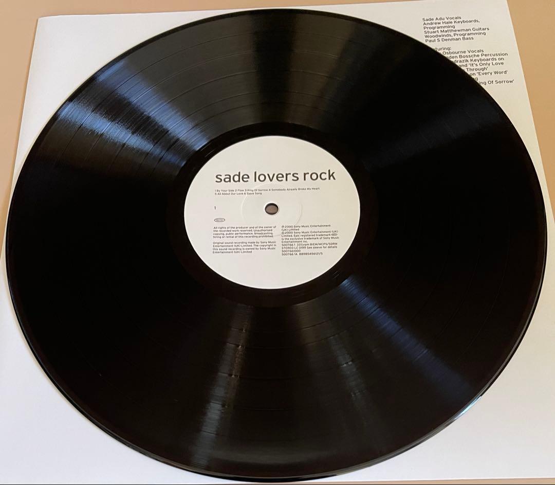 シャーデー　レコード　「Lovers Rock」