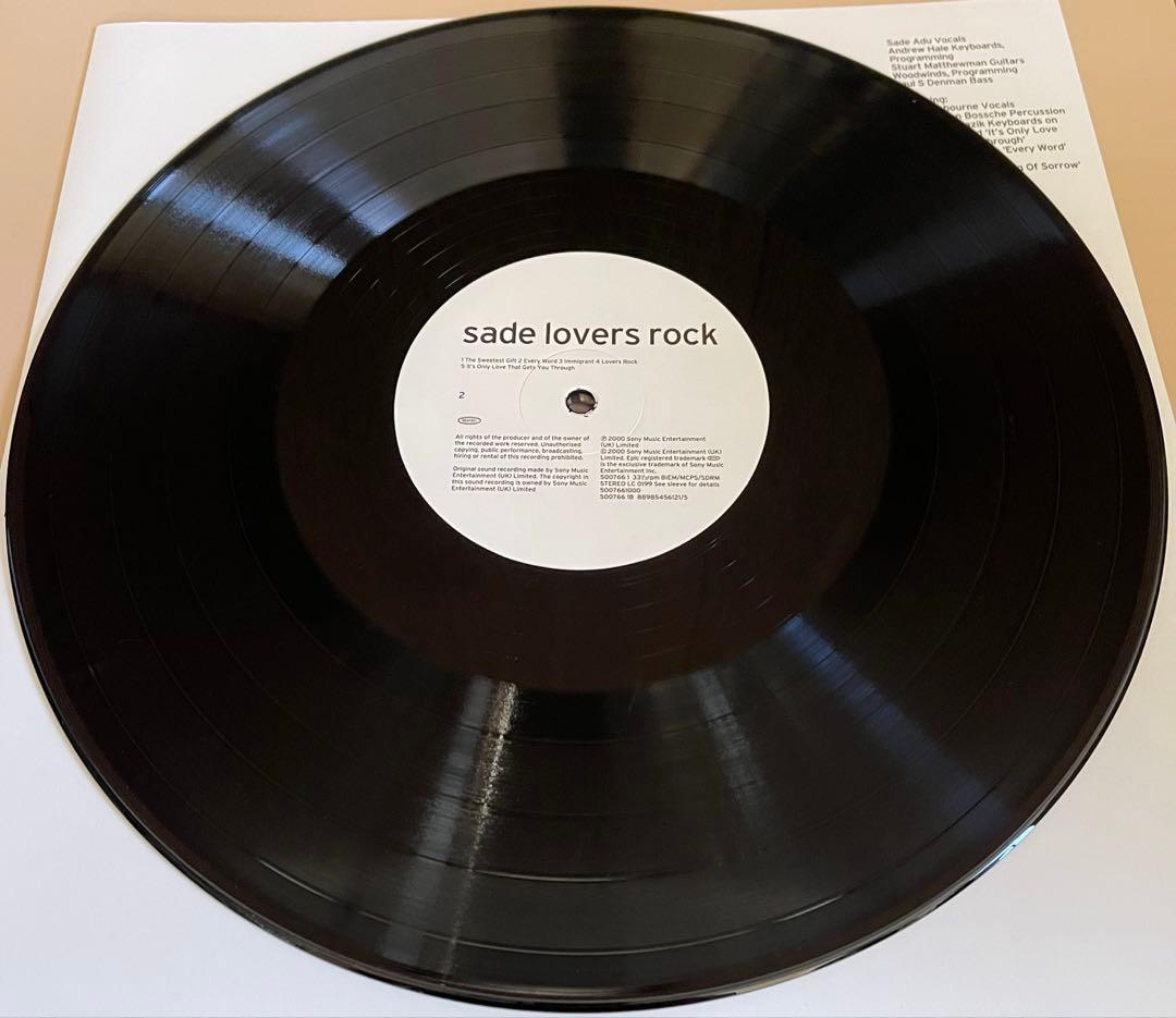 シャーデー　レコード　「Lovers Rock」