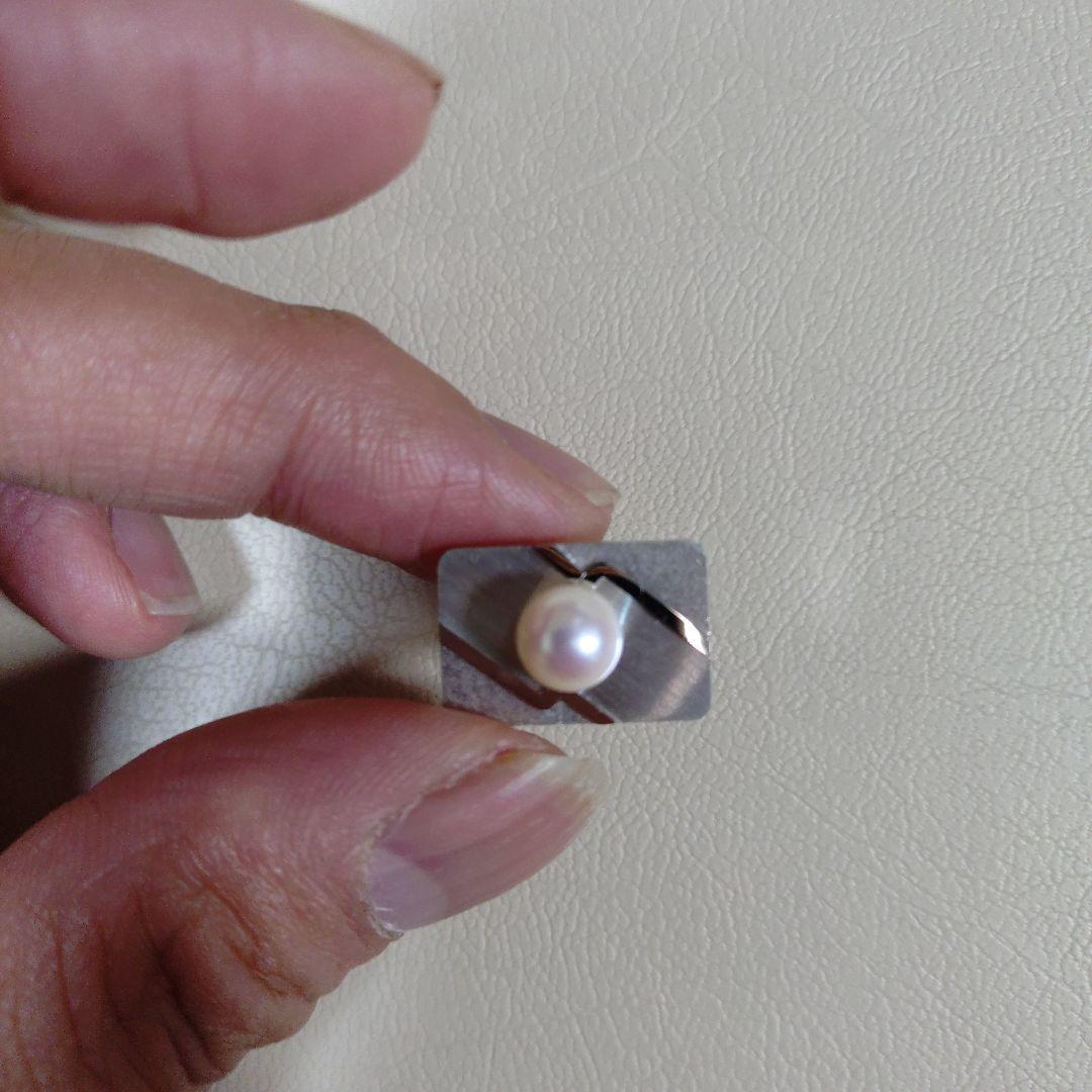 ROCCA パール付きネクタイピン、カフス