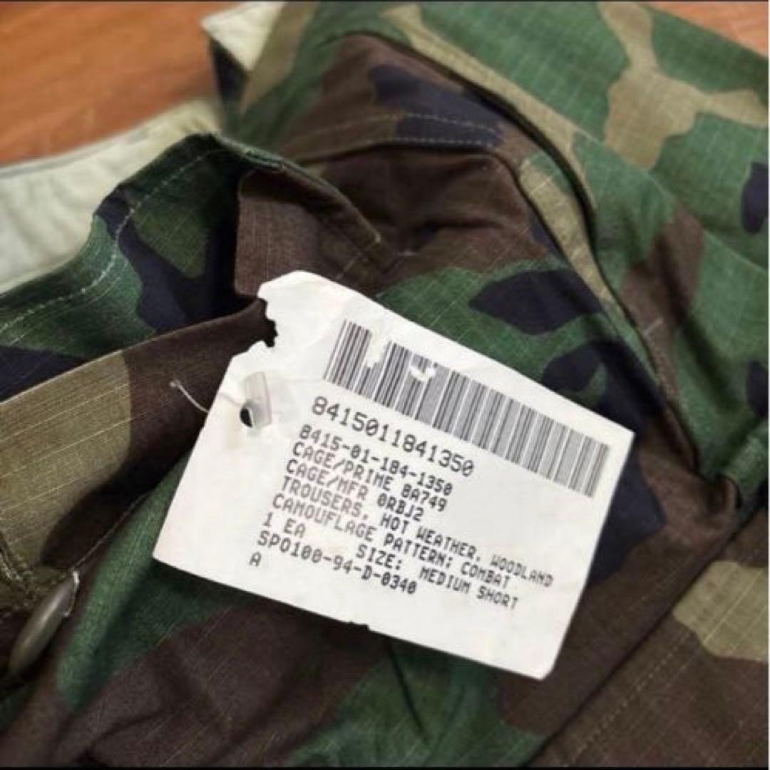タグ付き　デッドストック　米軍 実物　WOODLAND M−SHORT 送料無料