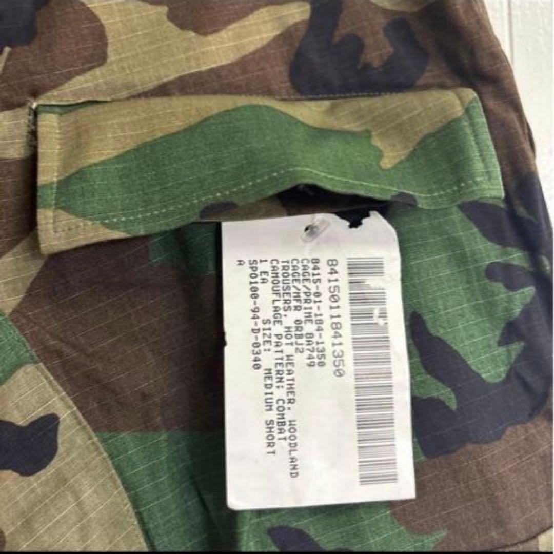 タグ付き　デッドストック　米軍 実物　WOODLAND M−SHORT 送料無料