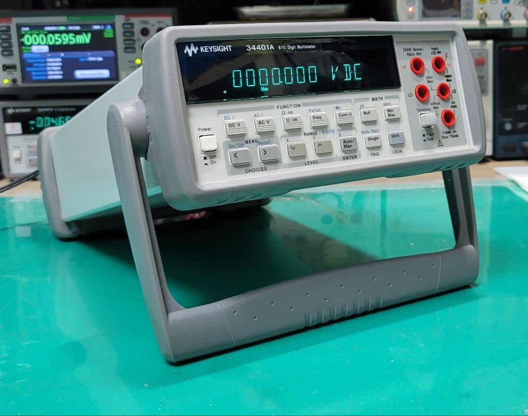 ②KEYSIGHT/HP 34401A 6.5桁 デジタルマルチメーター整備品
