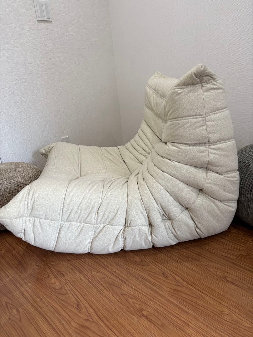 【10/8〜12迄値下げ】リーンロゼトーゴ1Pソファ50周年モデルアイボリー