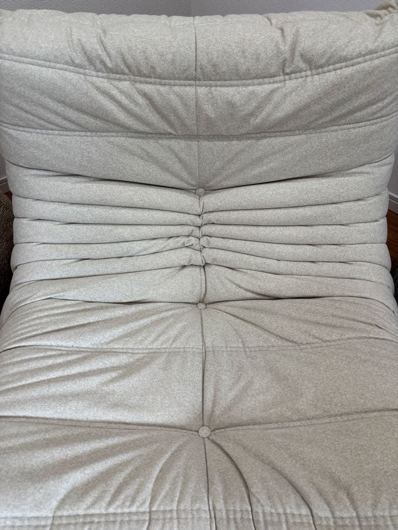 【10/8〜12迄値下げ】リーンロゼトーゴ1Pソファ50周年モデルアイボリー