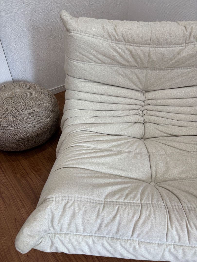 【10/8〜12迄値下げ】リーンロゼトーゴ1Pソファ50周年モデルアイボリー