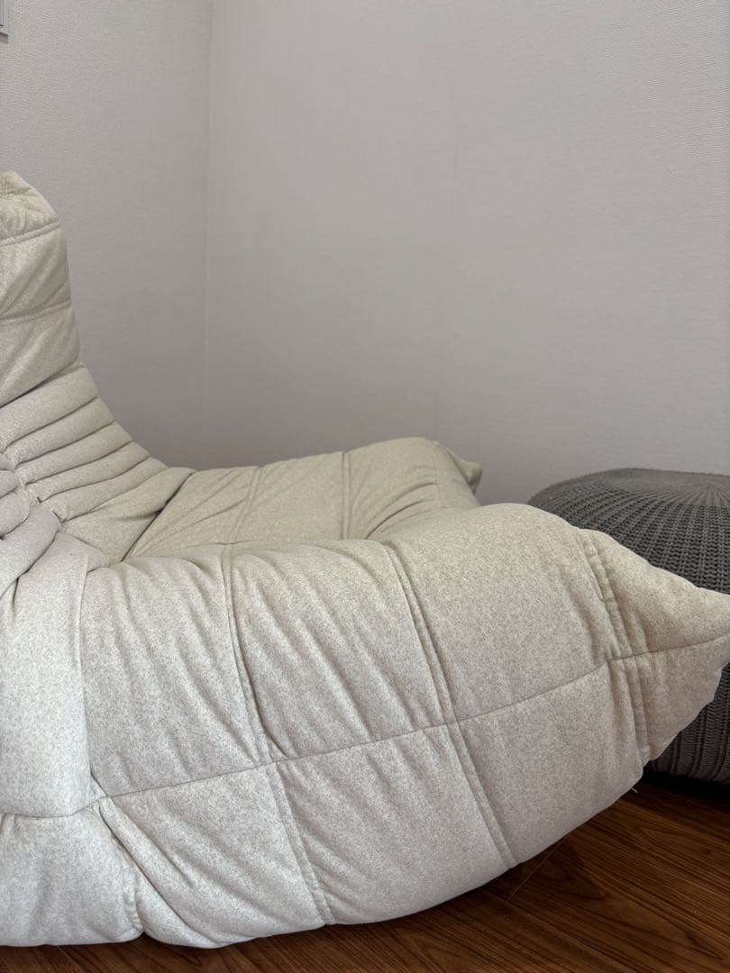 【10/8〜12迄値下げ】リーンロゼトーゴ1Pソファ50周年モデルアイボリー