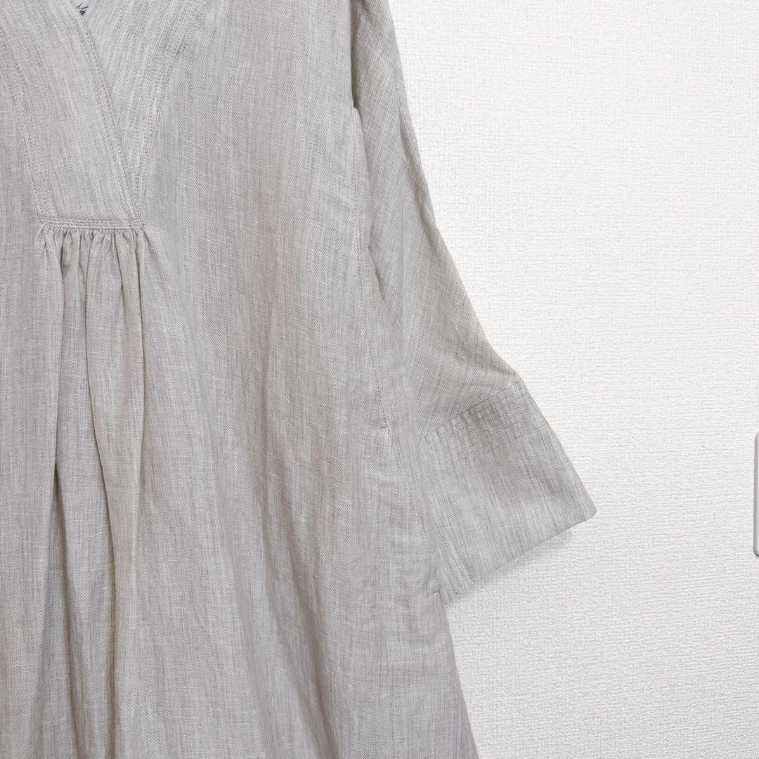 Chaos カオス アルパカリネンカフカワンピース ナチュラル