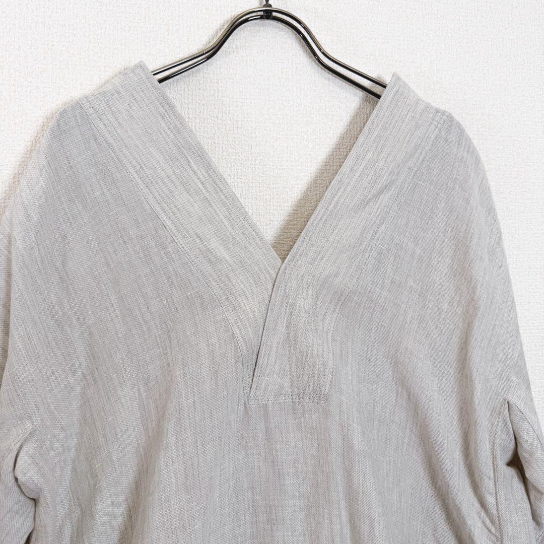 Chaos カオス アルパカリネンカフカワンピース ナチュラル