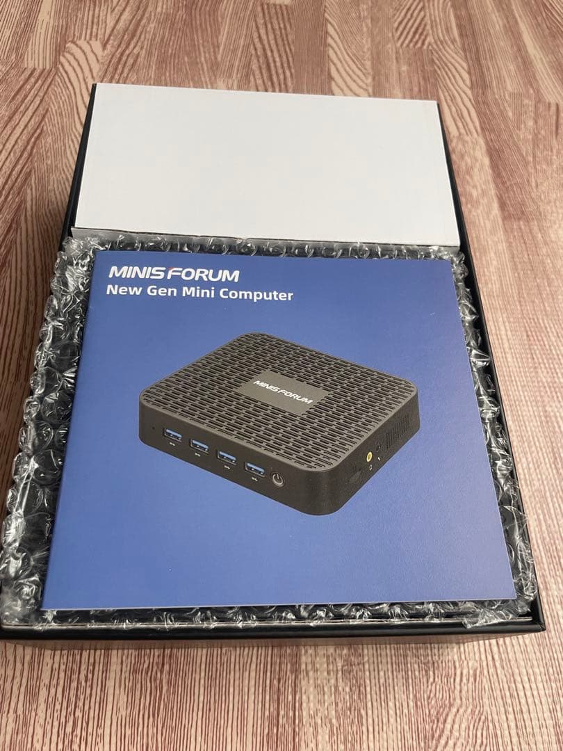 【ほぼ未使用】MINIS FORUM ミニPC リセット済み