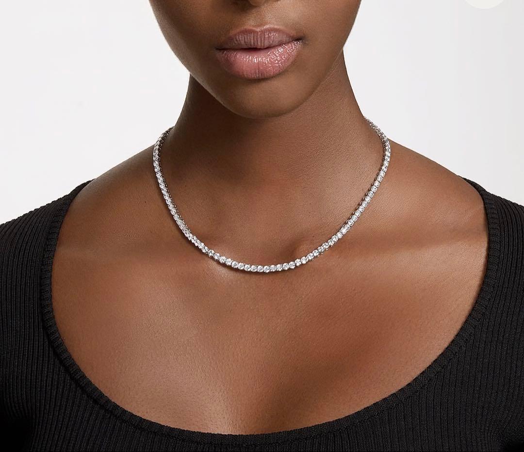 swarovski matrix tennis チェーン　ネックレス