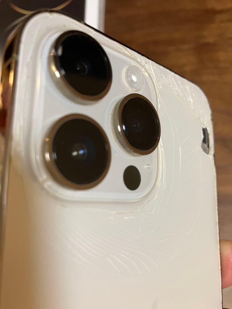 iPhone14 Pro Max 256GB SIMフリー　背面割れあり