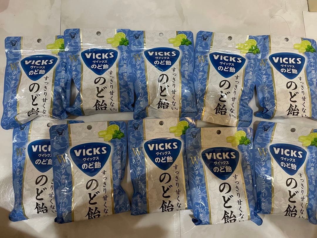VICKS すっきり甘くないのど飴　10袋