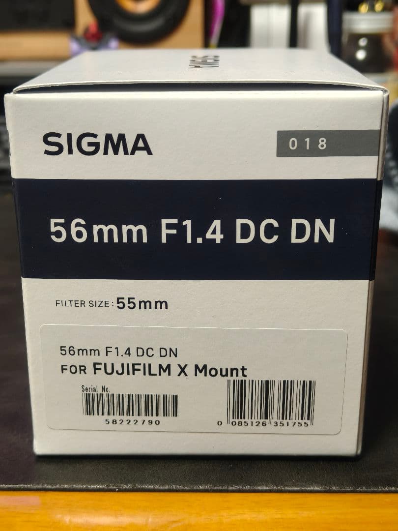【hoccy】SIGMA 56mm f1.4 DC DN Xマウント
