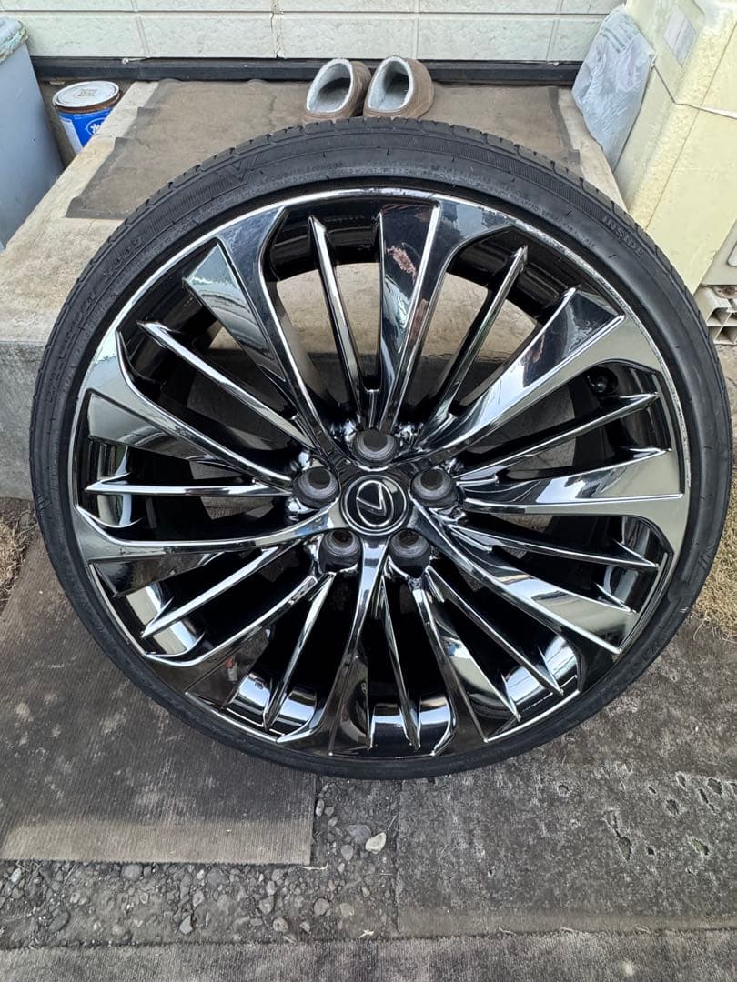 引き取り限定 LS500純正OPホイール 4本 スパッタリング 20インチ