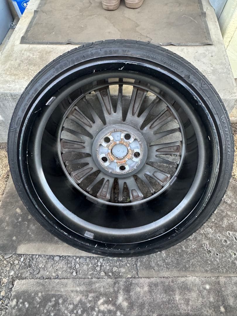 引き取り限定 LS500純正OPホイール 4本 スパッタリング 20インチ