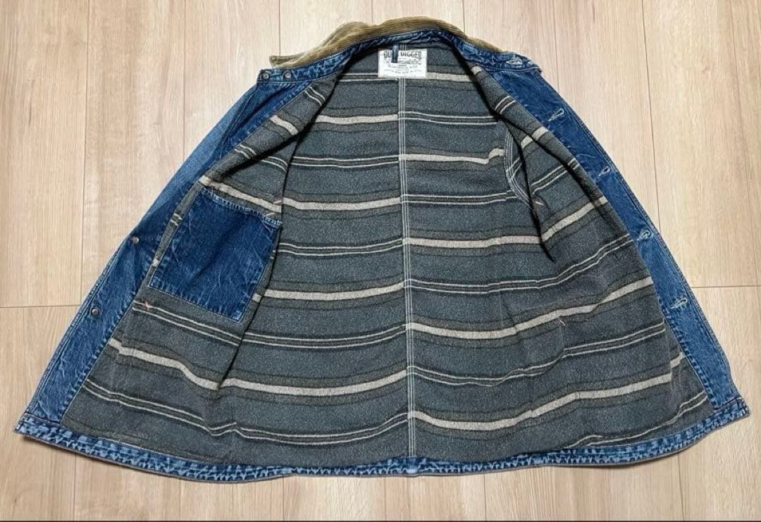 WAREHOUSE ブランケット付カバーオール ユーズド加工 サイズ38