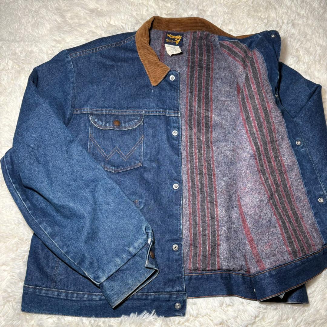 【超ビッグサイズ】ラングラー 74220NV デニムジャケット 50