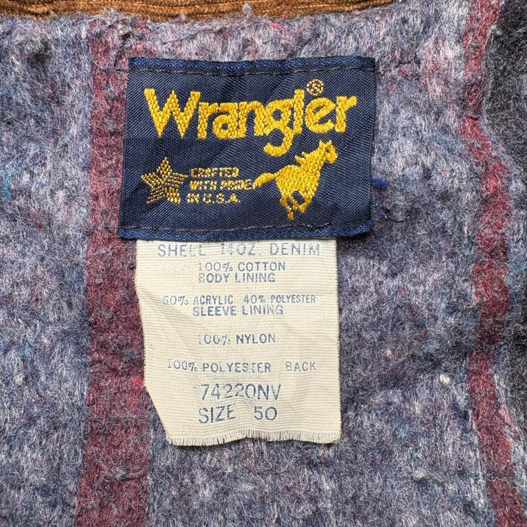 【超ビッグサイズ】ラングラー 74220NV デニムジャケット 50