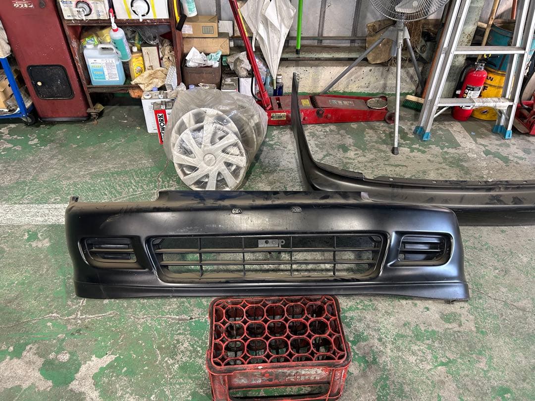 ホンダ　シビック　EG系　フロントバンパー　リップスポイラー付き