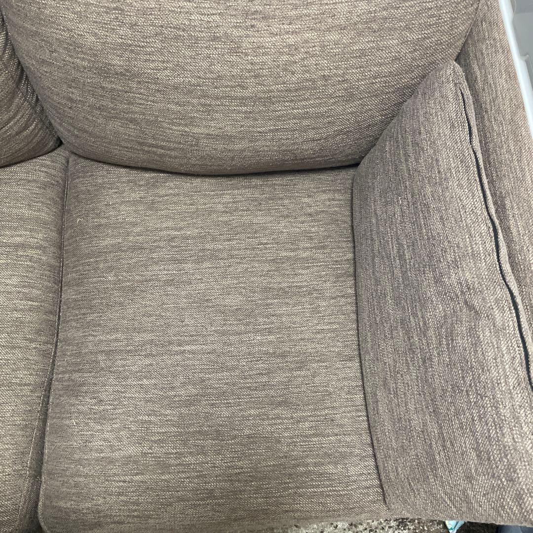 3/31までニトリ　ファブリック二人掛けソファ