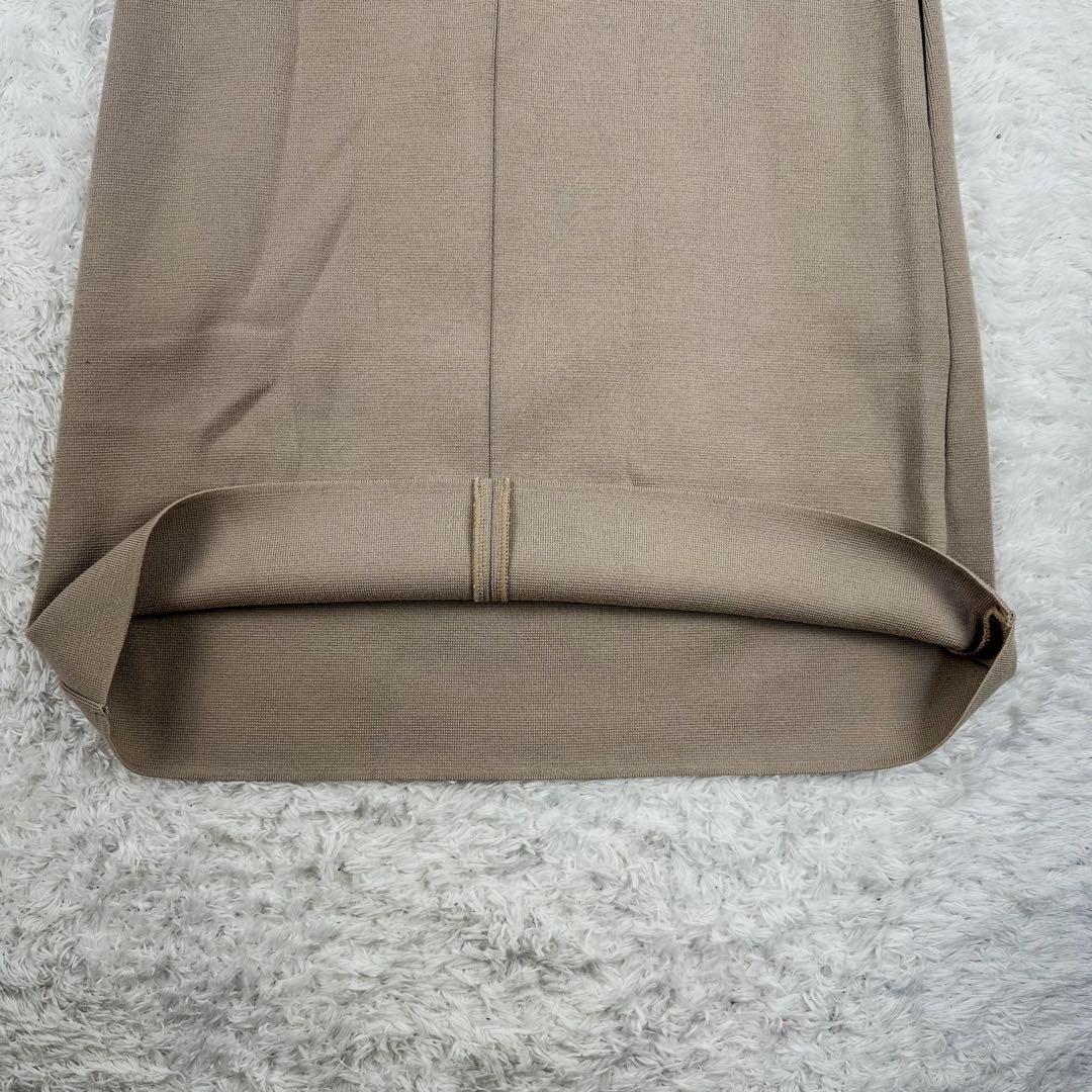 miminene 現行フォクシーロングニットワンピース38ベージュ長袖M