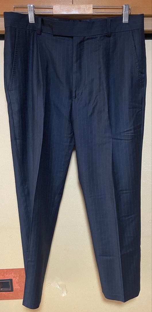 パンツ WACKO MARIA STRIPED PLEATED TROUSERS