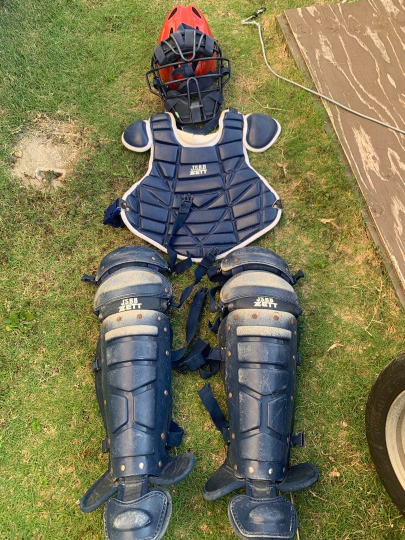 キャッチャー防具　野球　軟式　防具　マスク　レガース　ゼットミズノ　プロテクター