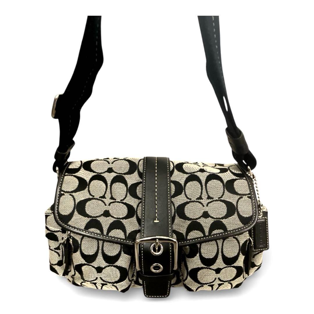 ✨未使用級/Y2K✨コーチ ワンショルダーバッグ ソーホー シグネチャー レザー