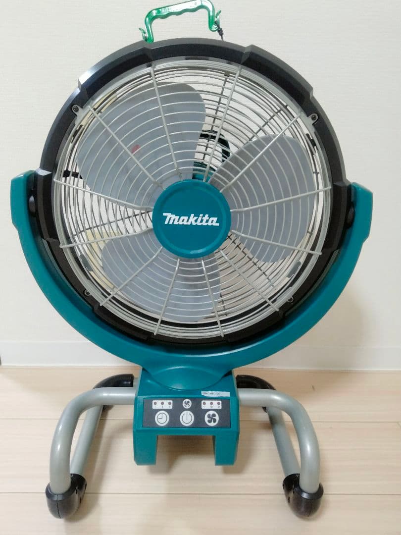 Makita スタンドファン 青 持ち手付き