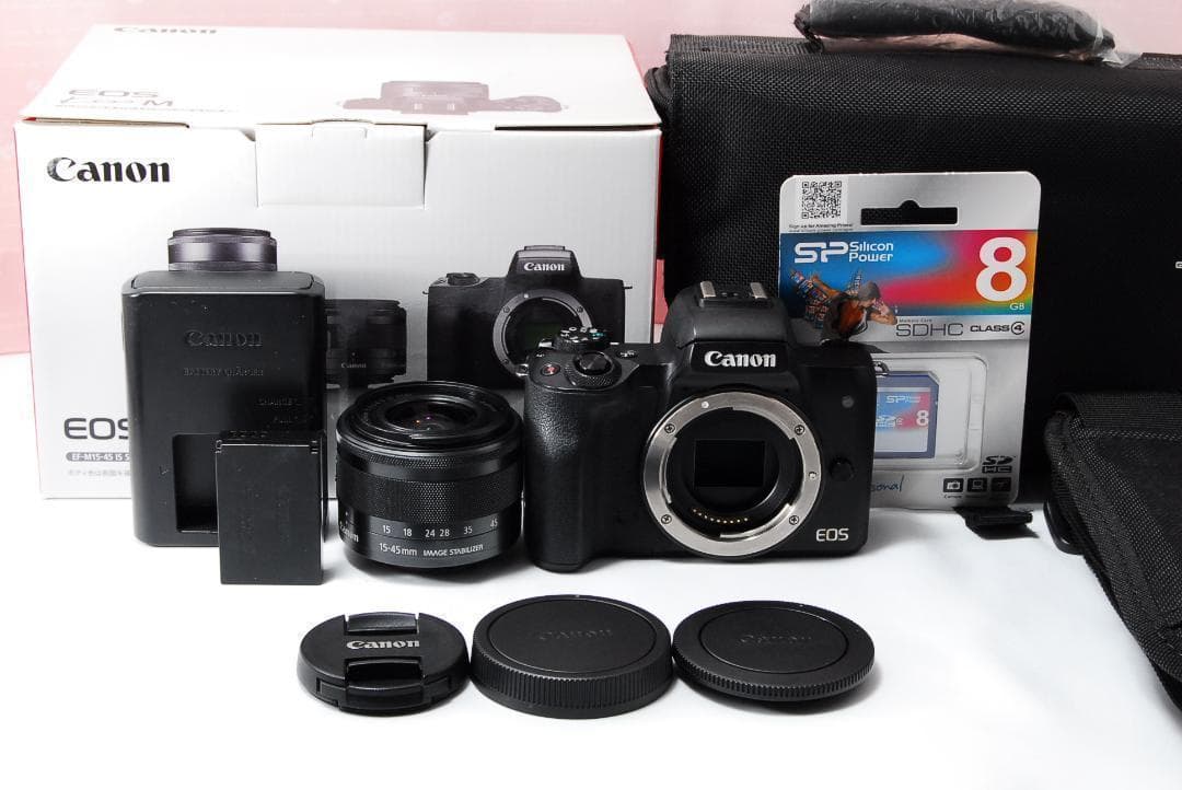 〓ミラーレス〓キヤノン EOS kiss M＋EF-M 15-45mm